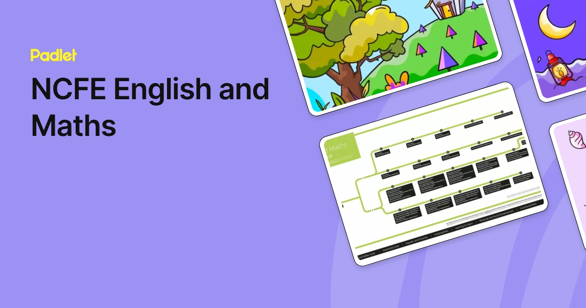 NCFE English and Maths