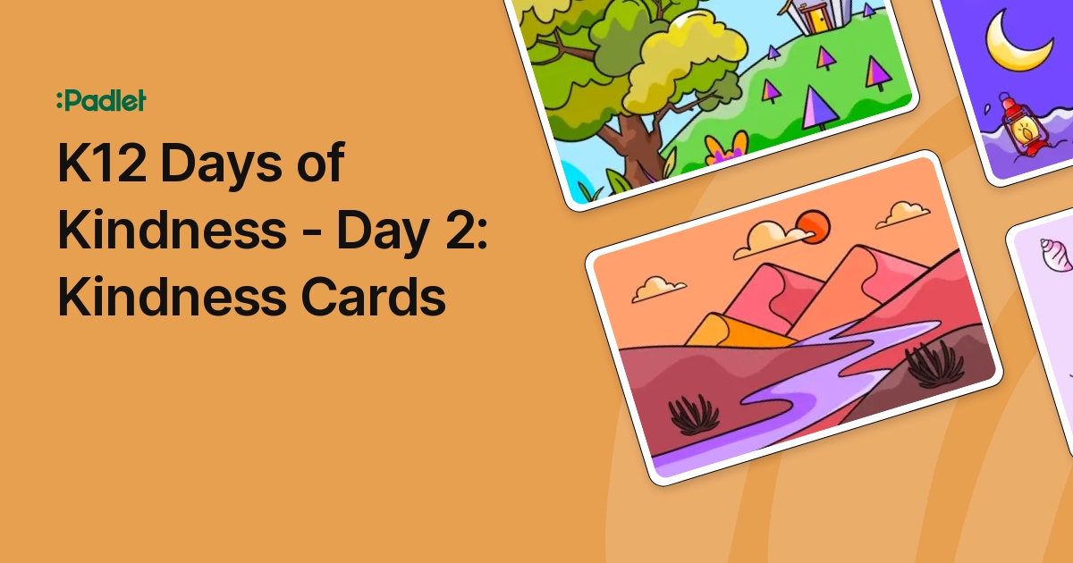 K12 Days of Kindness - Day 2: Kindness Cards