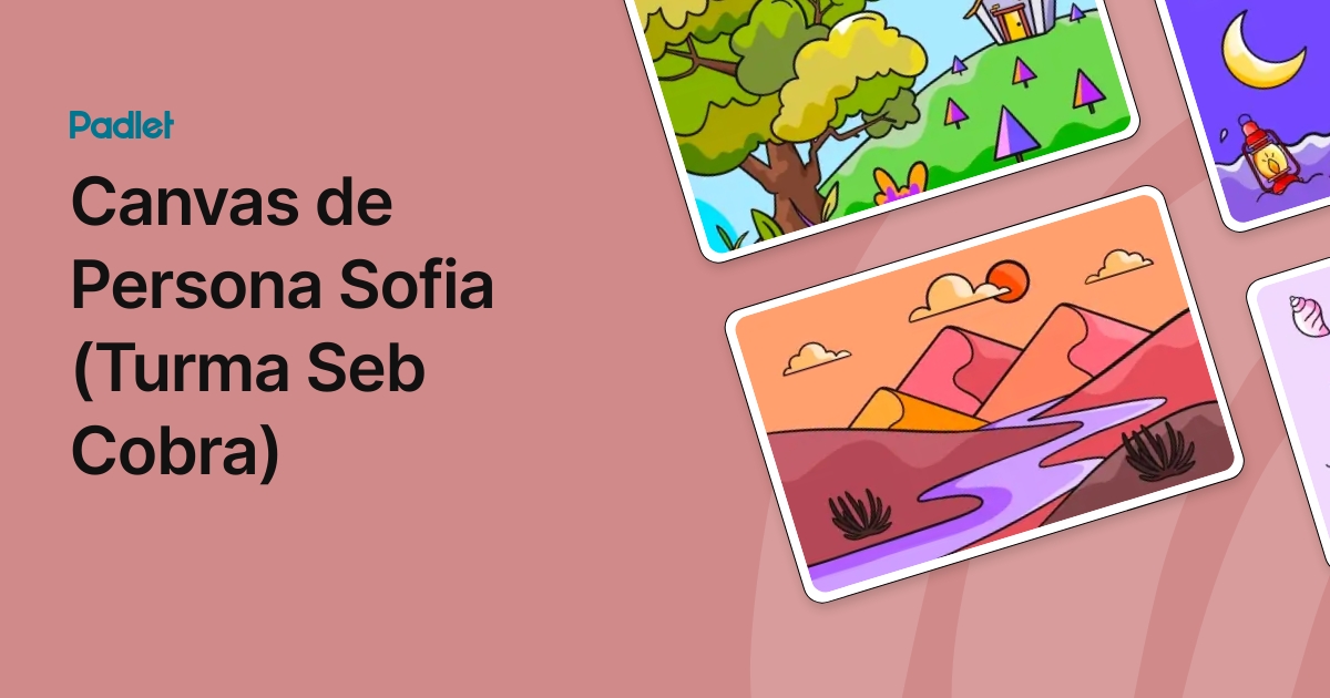 Canvas de Persona Sofia (Turma Seb Cobra)