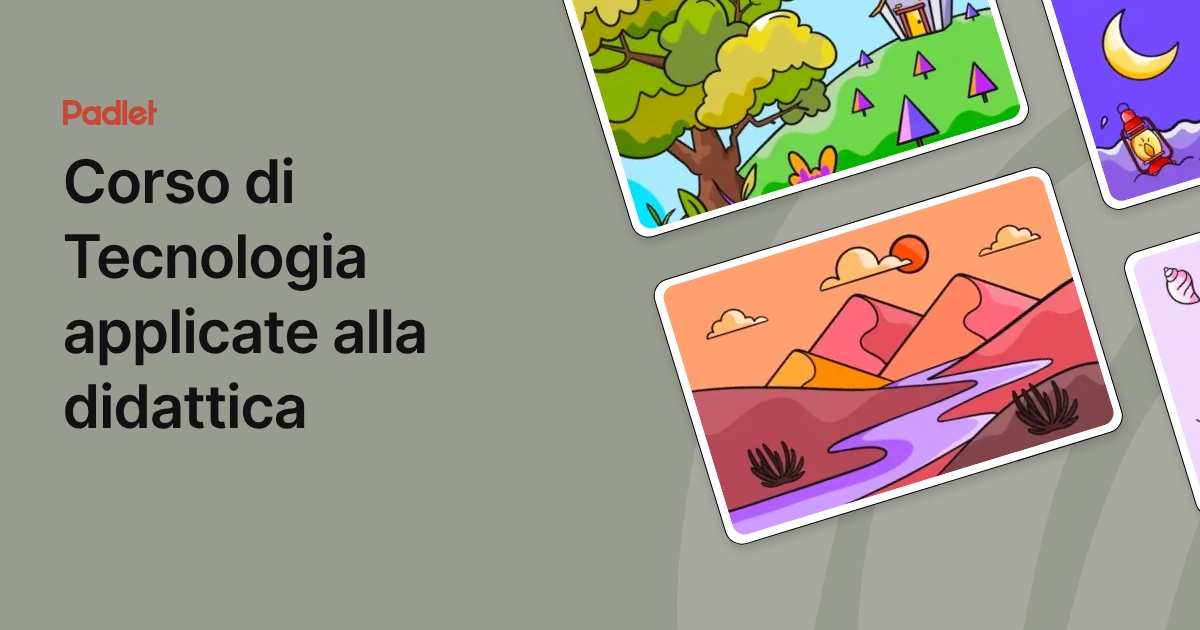 Corso di Tecnologia applicate alla didattica