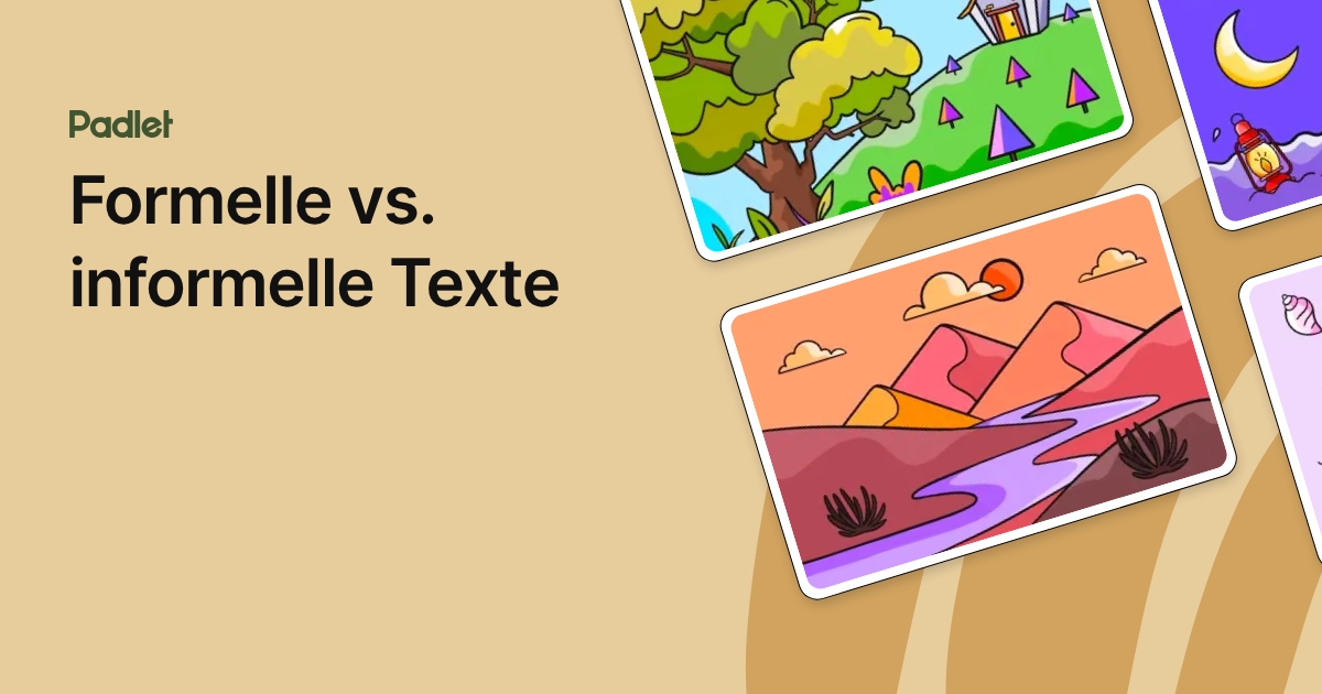 Formelle vs. informelle Texte