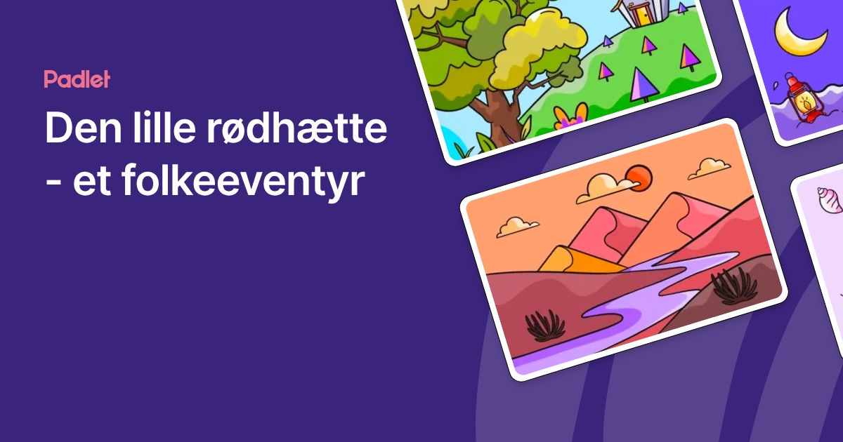 Den lille rødhætte - et folkeeventyr