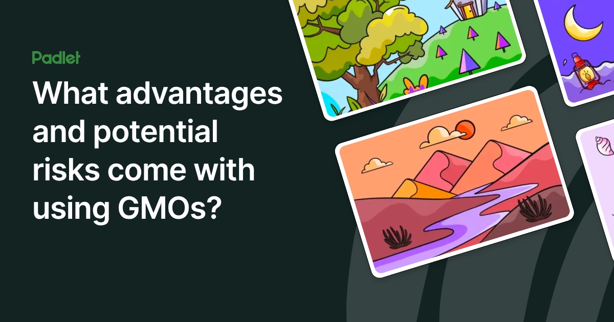 What advantages and potential risks come with using GMOs?