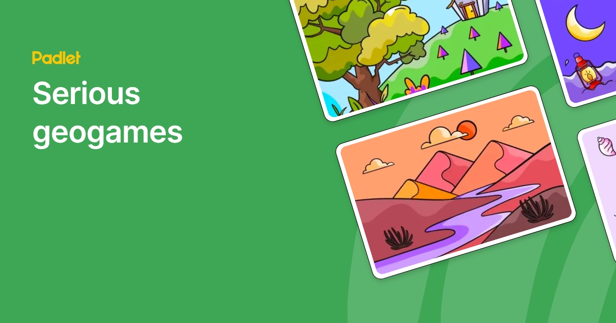 Serious geogames