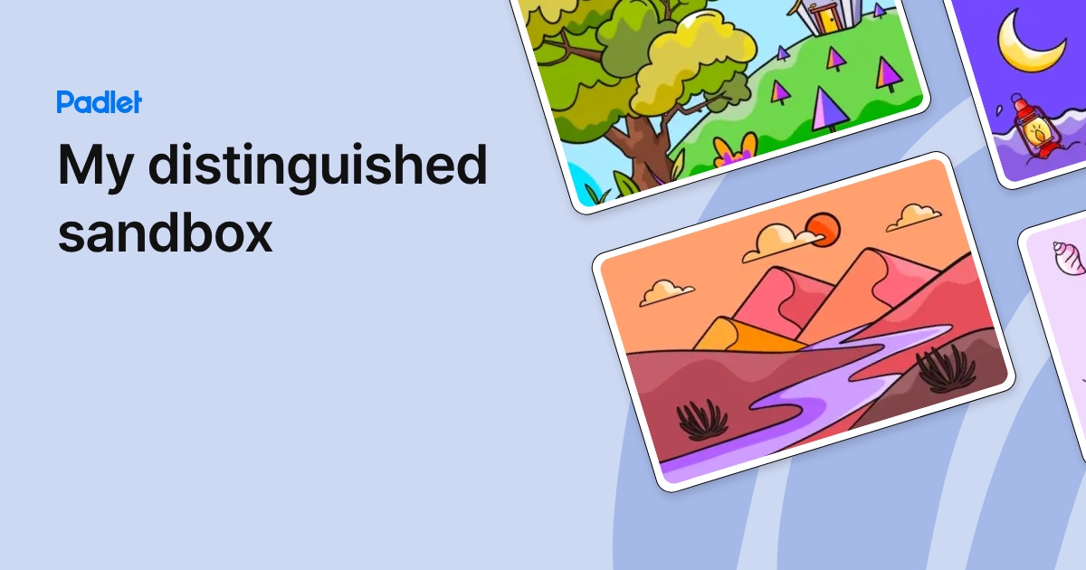 My distinguished sandbox
