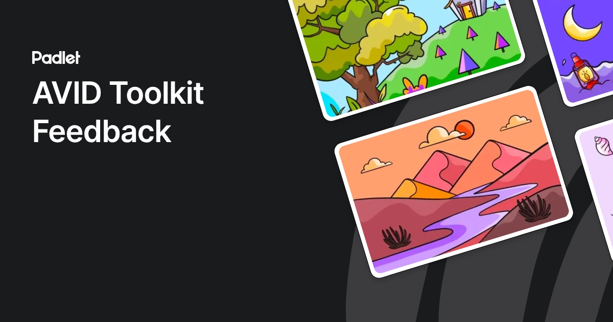 AVID Toolkit Feedback