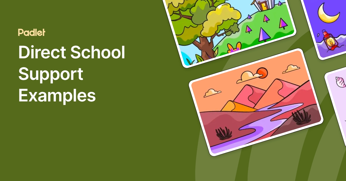 Direct School Support Examples