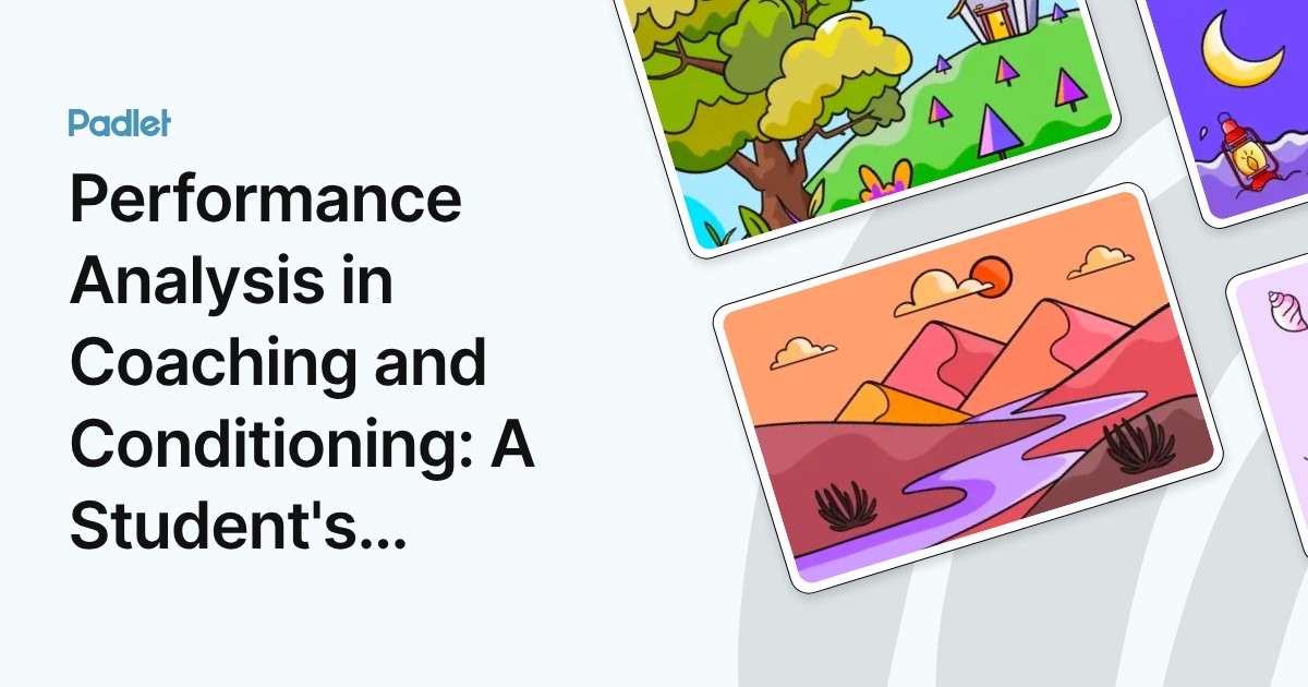 Performance Analysis in Coaching and Conditioning: A Student's Perspective