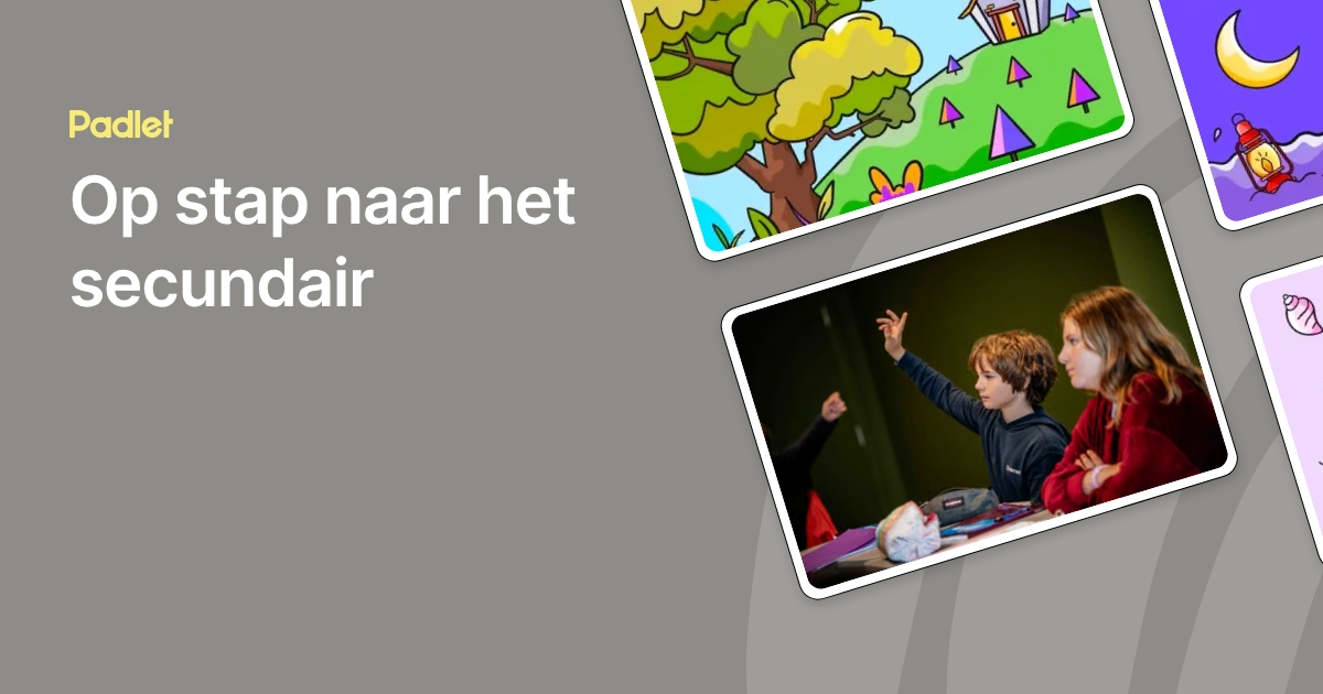 Op stap naar het secundair