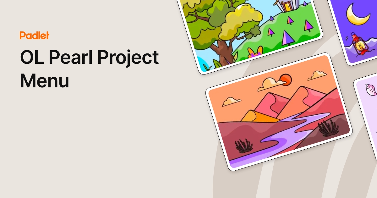 OL Pearl Project Menu