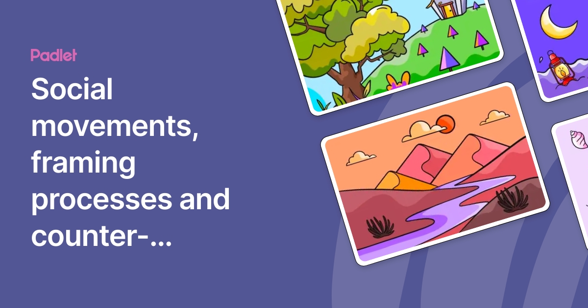 Social movements, framing processes and counter-discourses