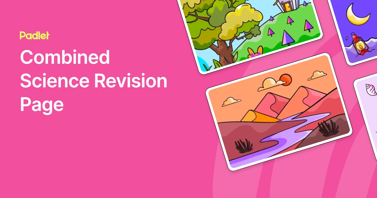 Science Revition Layout Combined Science Revision Page