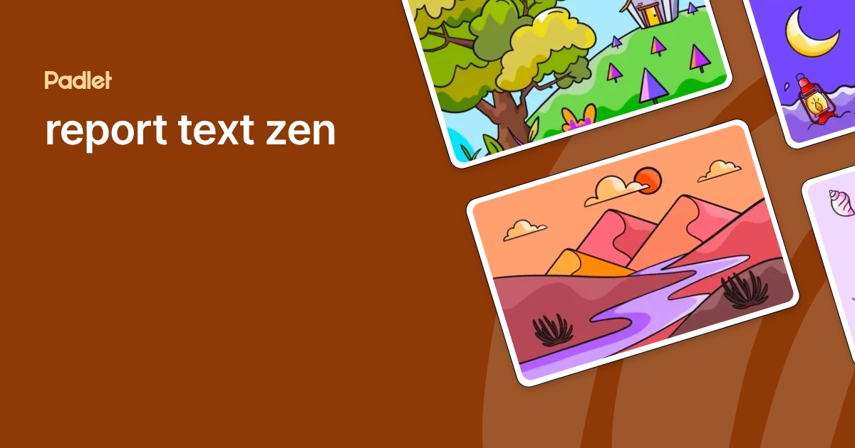 report text zen