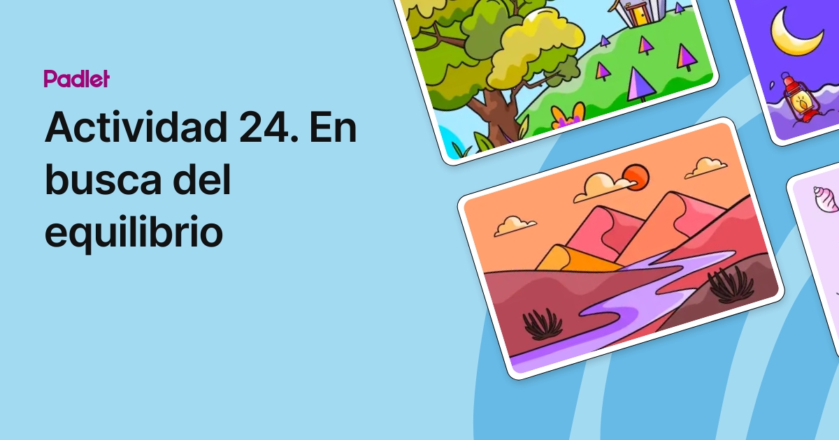 Actividad 24. En busca del equilibrio