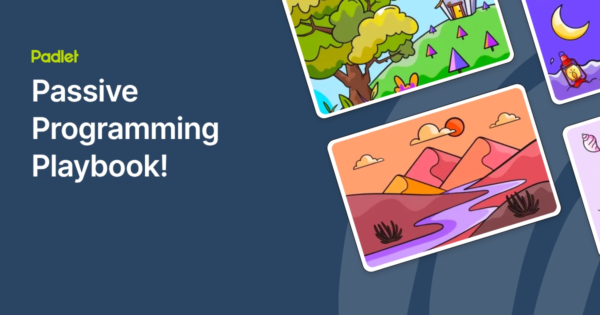 Passive Programming Library Passive Programming Playbook!