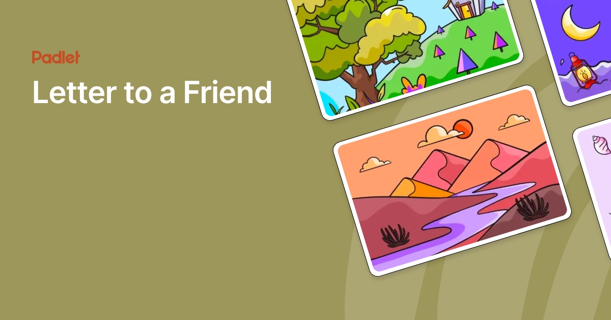 Letter to a Friend