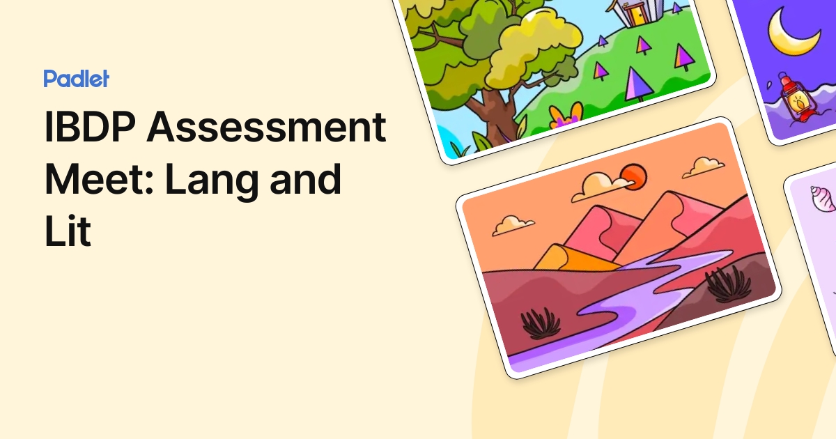IBDP Assessment Meet: Lang and Lit