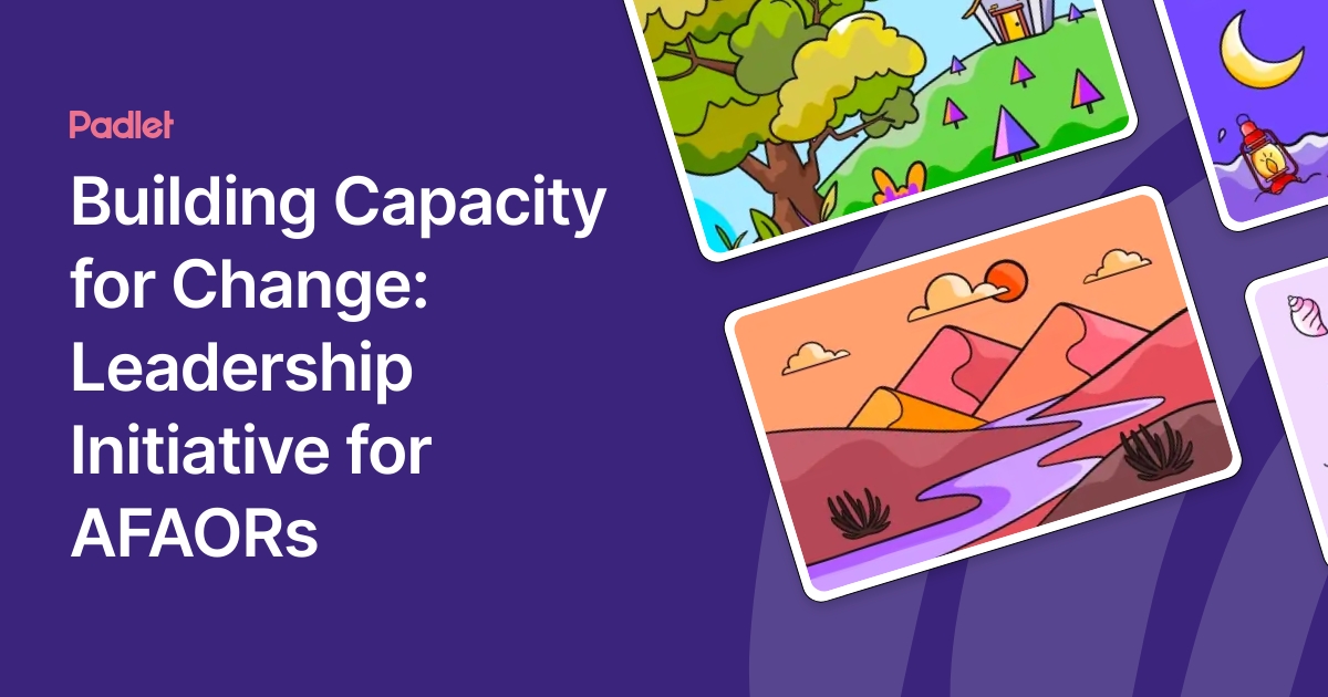 Building Capacity for Change: Leadership Initiative for AFAORs