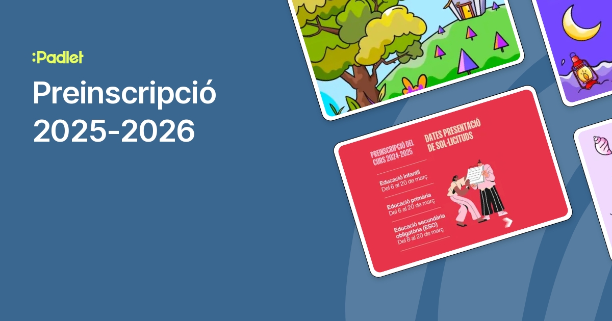Preinscripció 2024 2025 Preinscripció 2024 2025