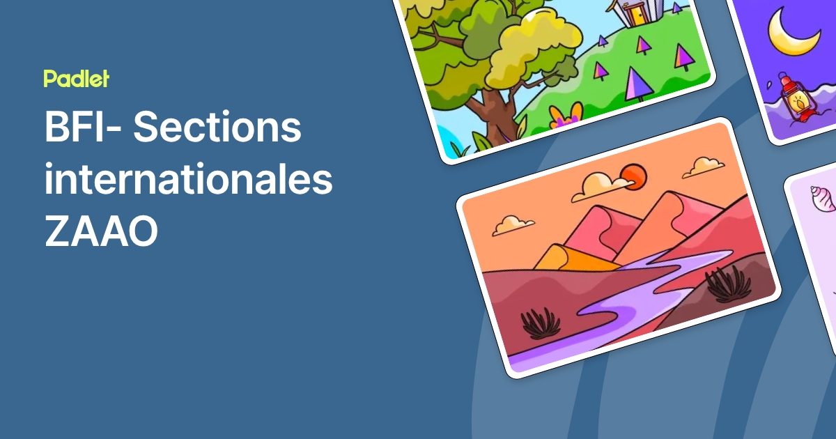 BFI- Sections internationales ZAAO