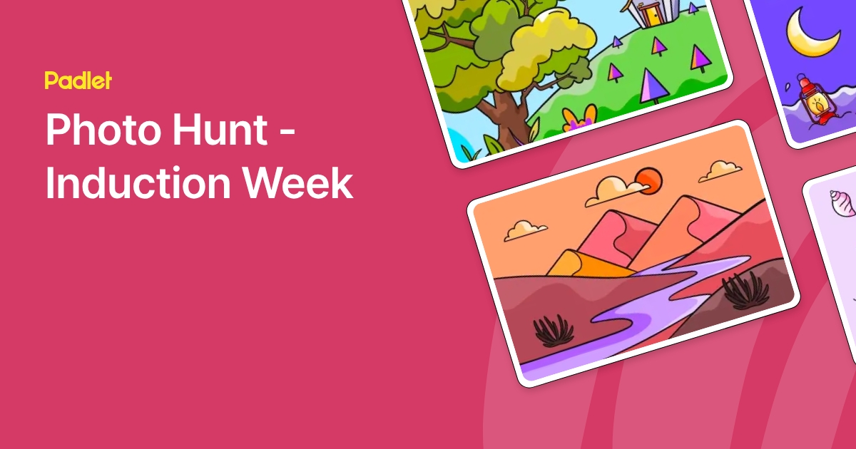 Photo Hunt - Induction Week