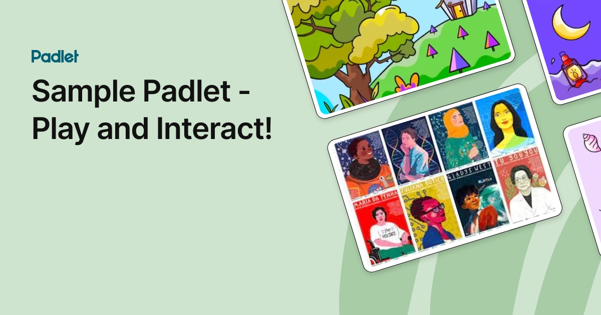 Sample Padlet - Play and Interact!