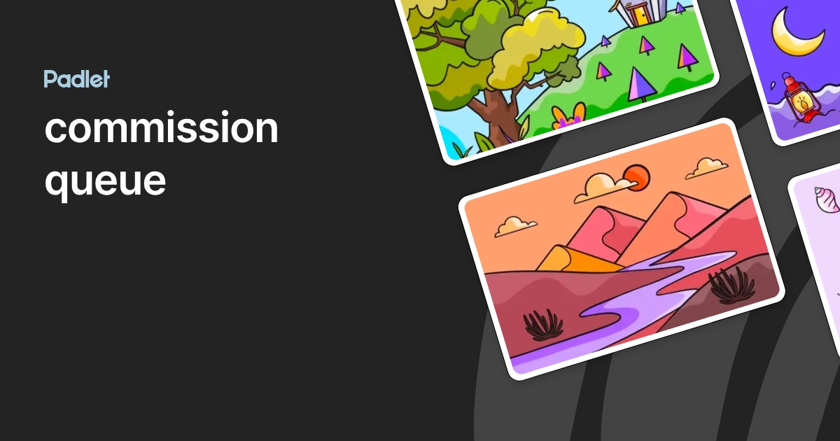 Trello Commission Queue Example commission queue