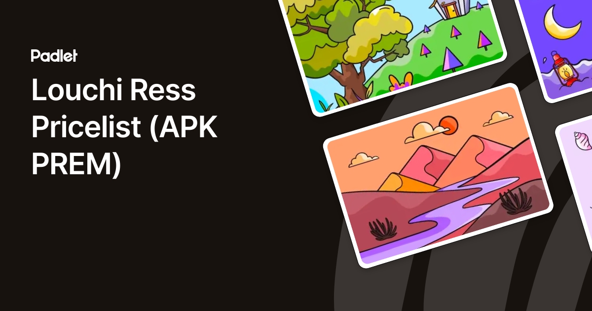 Louchi Ress Pricelist (APK PREM)