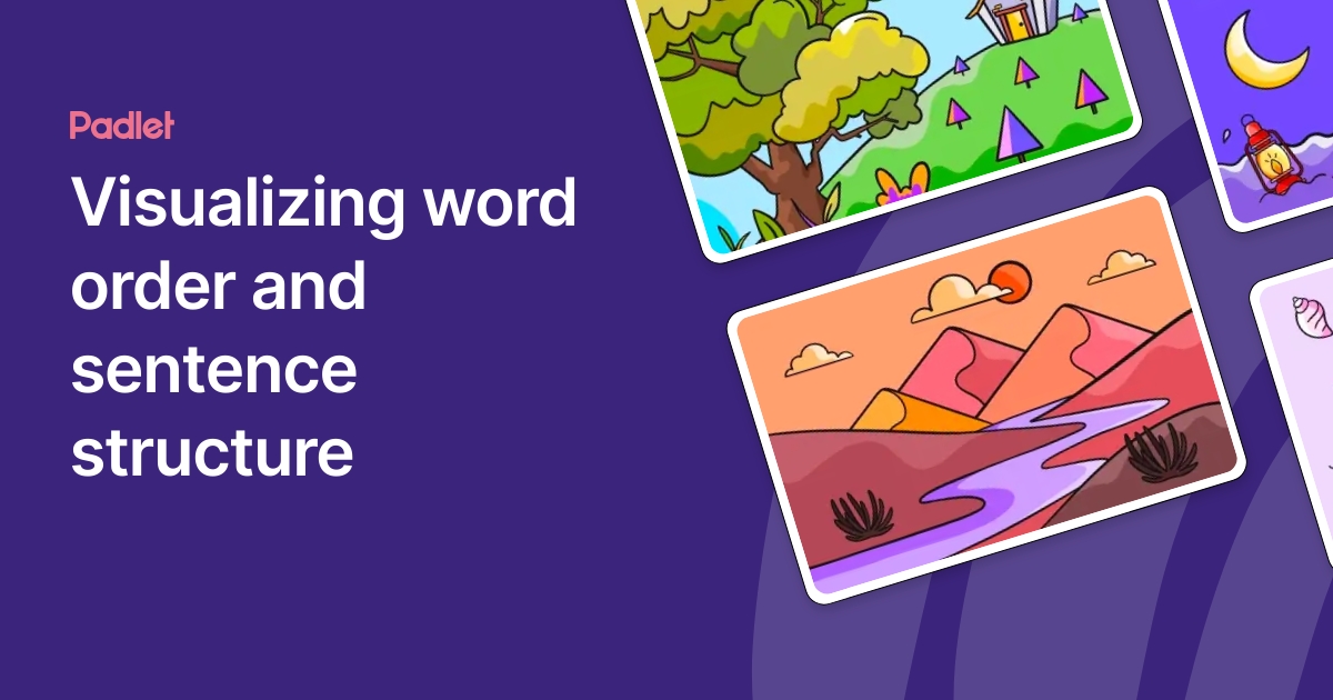 Visualizing word order and sentence structure