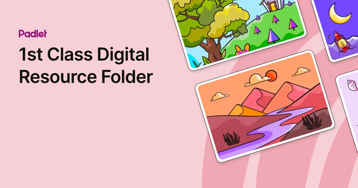 1st Class Digital Resource Folder