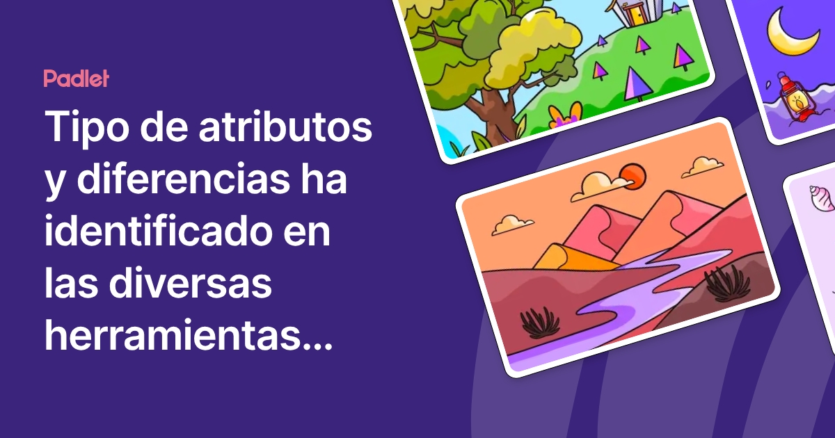 Tipo de atributos y diferencias ha identificado en las diversas ...