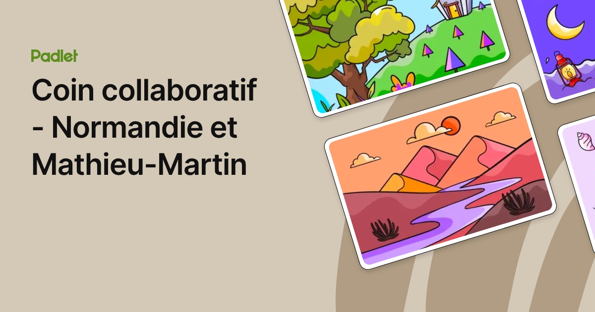 Coin collaboratif - Normandie et Mathieu-Martin
