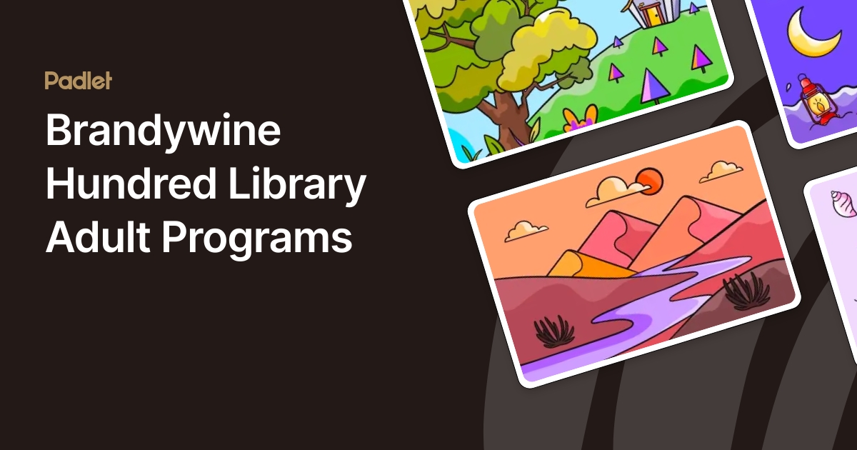 Brandywine Hundred Library Adult Programs