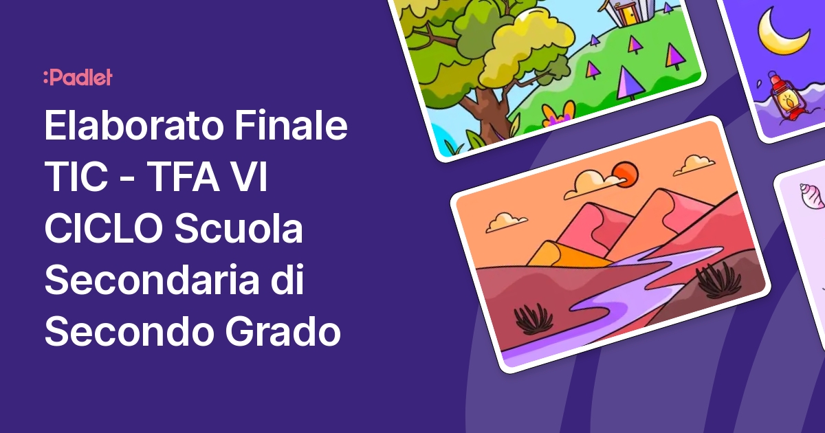 Elaborato Finale Tfa Sostegno Secondaria Secondo Grado Elaborato Finale TIC - TFA VI CICLO Scuola Secondaria di Secondo Grado