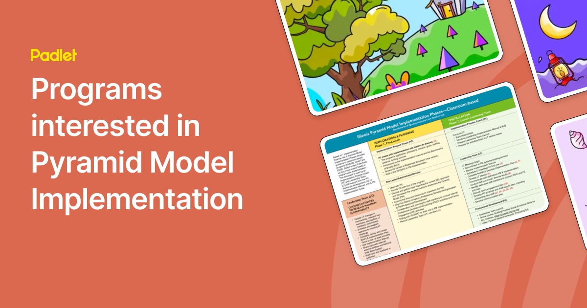 Programs interested in Pyramid Model Implementation
