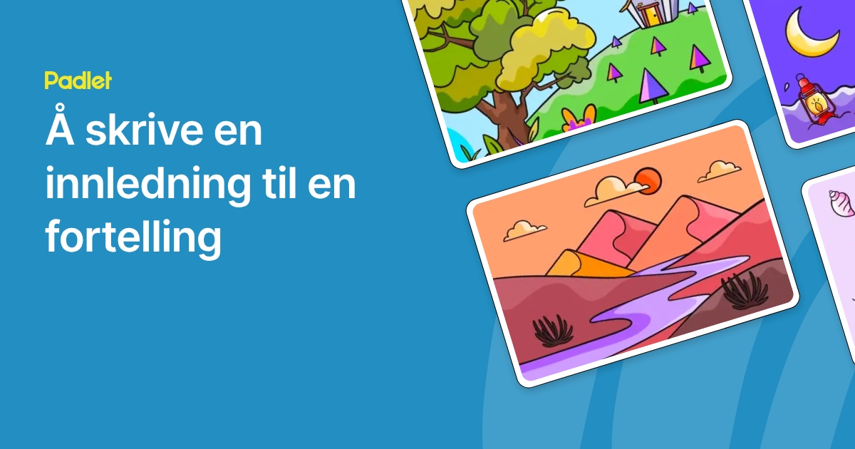 Å skrive en innledning til en fortelling