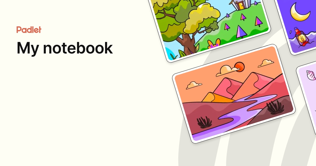 My notebook