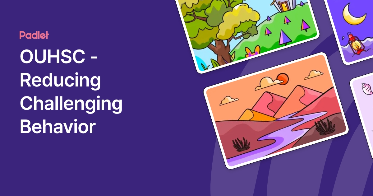 OUHSC - Reducing Challenging Behavior