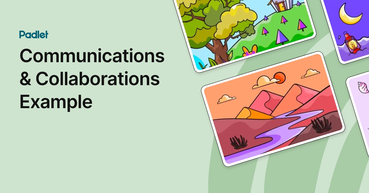 Collect Communication Examples Communications & Collaborations Example