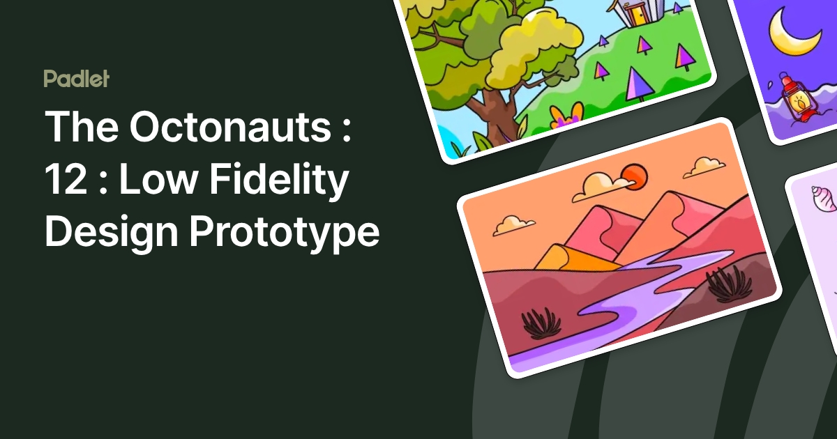 The Octonauts : 12 : Low Fidelity Design Prototype