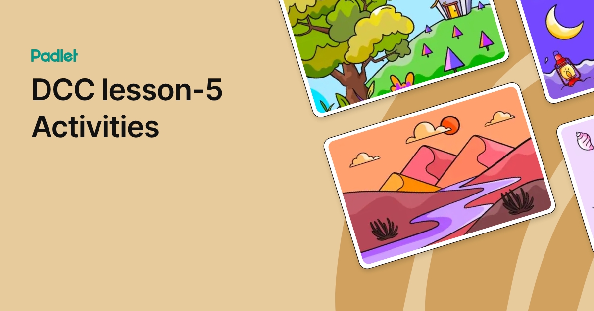 DCC lesson-5 Activities