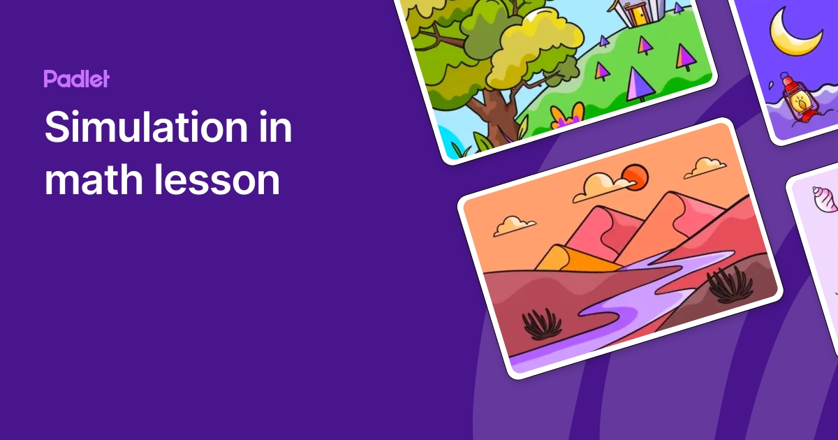 Simulation in math lesson