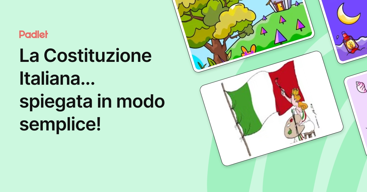 La Costituzione Italiana... spiegata in modo semplice!