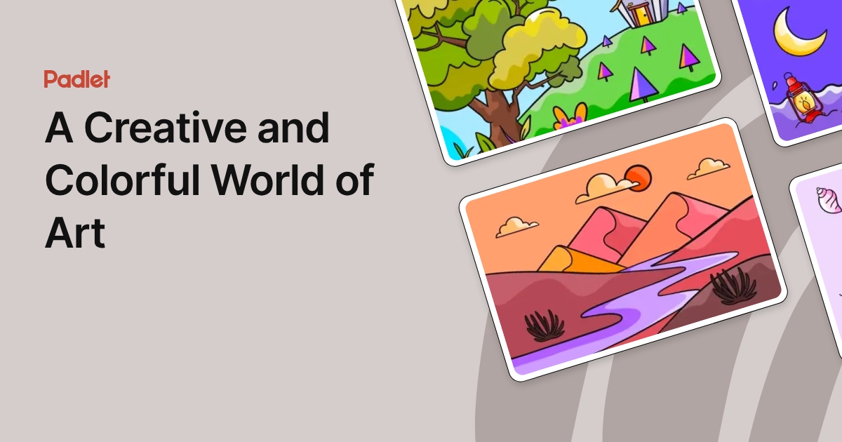 A Creative and Colorful World of Art