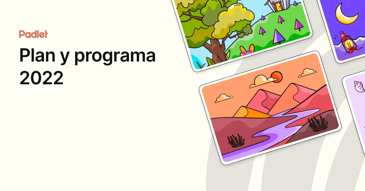 Plan y programa 2022