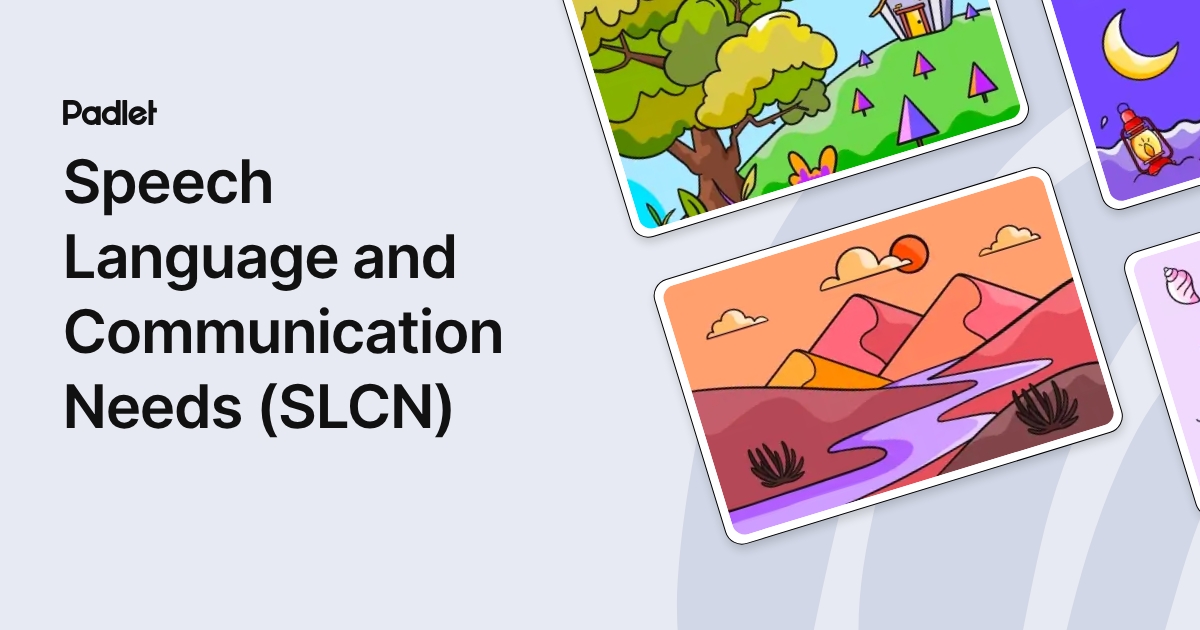 Slcn Pathway Speech Language and Communication Needs (SLCN)