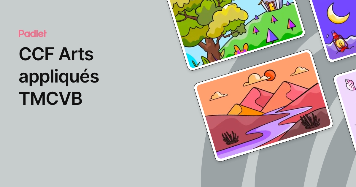 Page De Garde Ccf Art Appliqués padlet.com