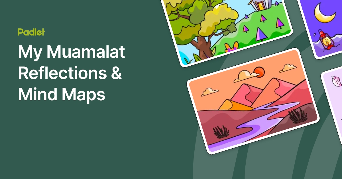 My Muamalat Reflections & Mind Maps