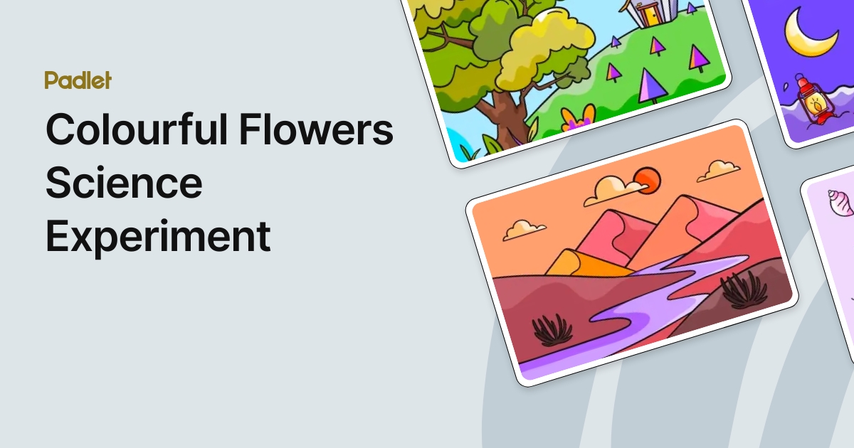Colourful Flowers Science Experiment
