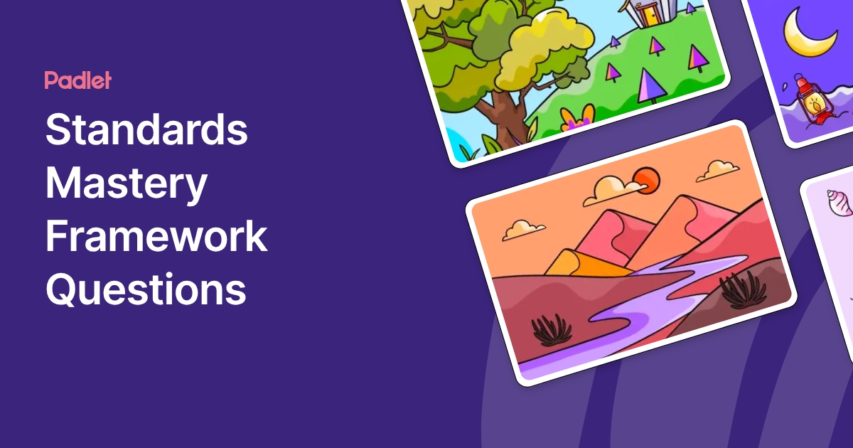 A question mark composed of various puzzle pieces, symbolizing the challenging and interrogative nature of the deliberate practice questions within the Standards Mastery Framework.